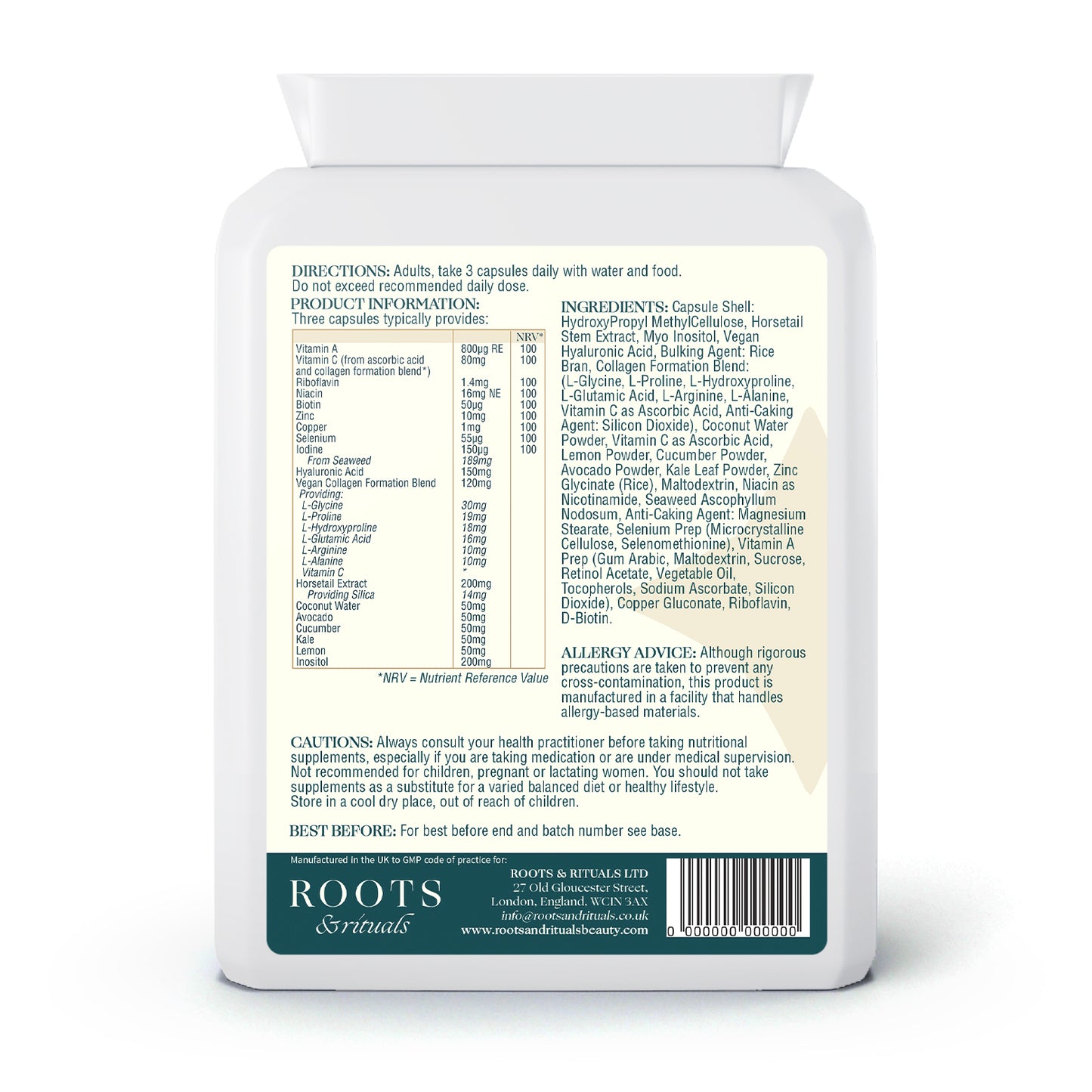Seed & Strand - Vegan Collagen Supplement