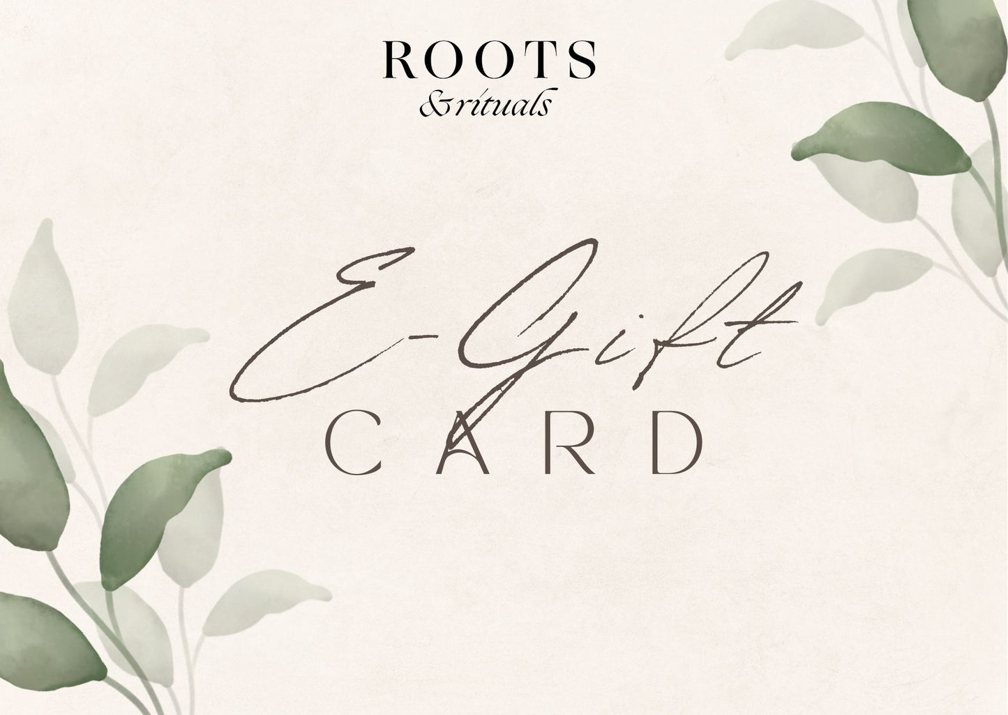 Load image into Gallery viewer, Roots &amp;amp; Rituals Gift Card
