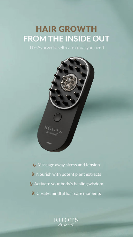 RootGlow™ Red Light Therapy Scalp Brush