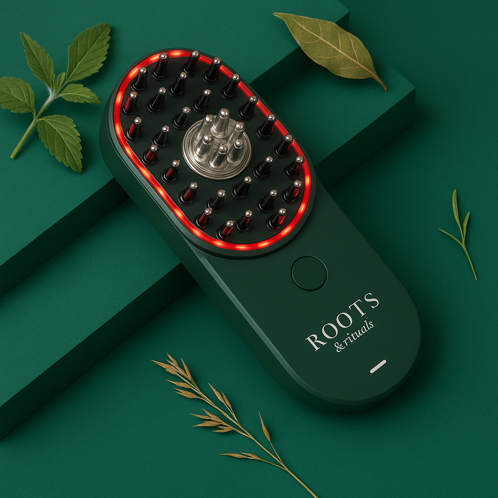 RootGlow™ Red Light Therapy Scalp Brush